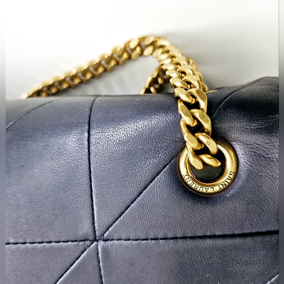 Yves Saint Laurent Navy Blue Jamie Bag - Picture 13 of 15